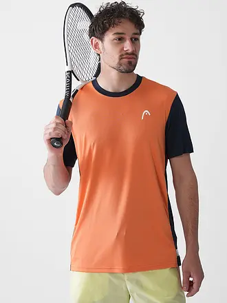 HEAD | Maglietta da tennis da uomo Slice | orange